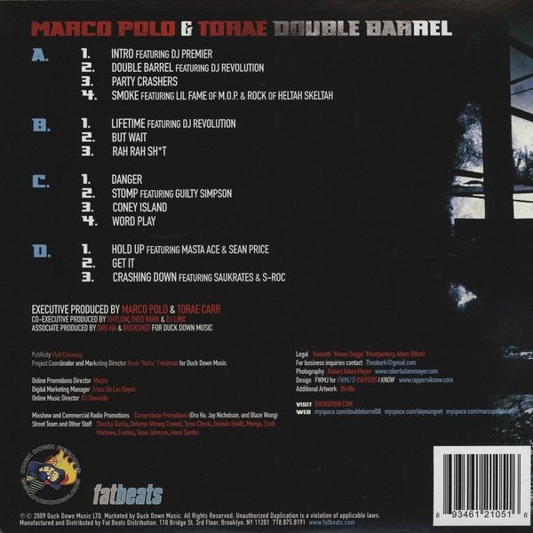 Marco Polo (3) & Torae : Double Barrel (2xLP, Album)