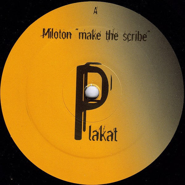 Miloton / MarSET : Make The Scribe / Masoala (12")