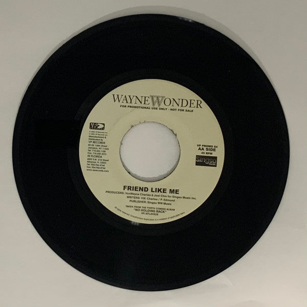 Wayne Wonder : Glad You Came My Way  (7")