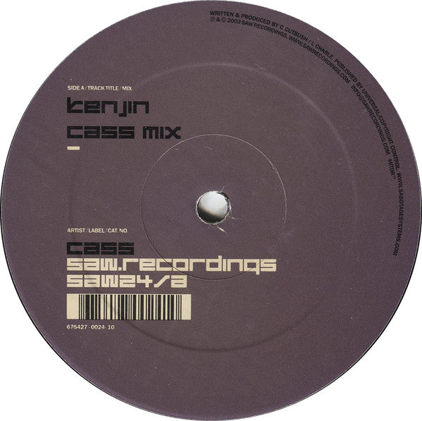 Cass Cutbush : Kenjin (12")