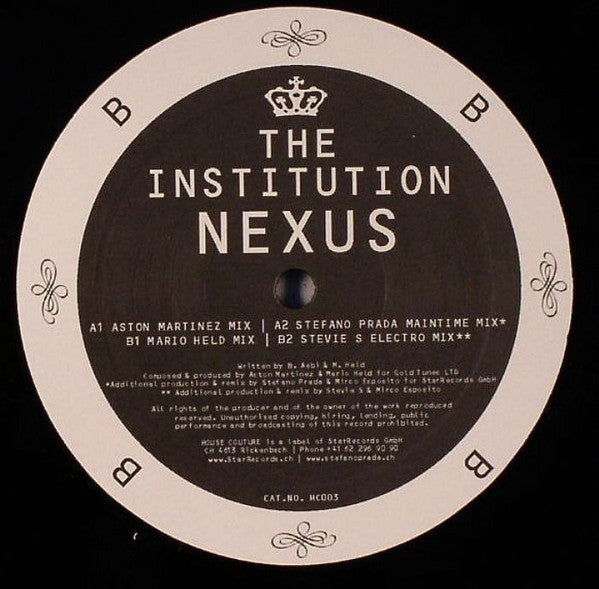 The Institution : Nexus (12")