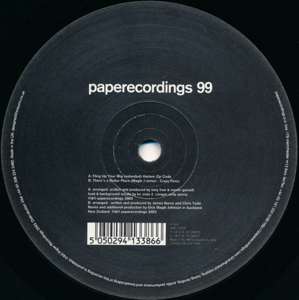 Harlem Zip Code / Crazy Penis : Penultimate (12")