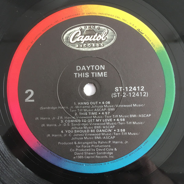 Dayton : This Time (LP, Album)