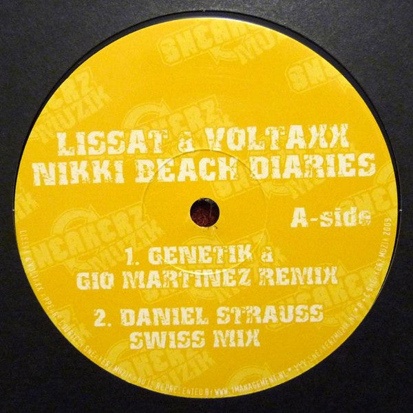 Lissat & Voltaxx : Nikki Beach Diaries (12")