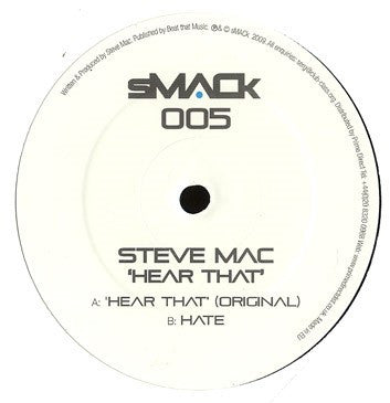 Steve Mac : Hear That (12")