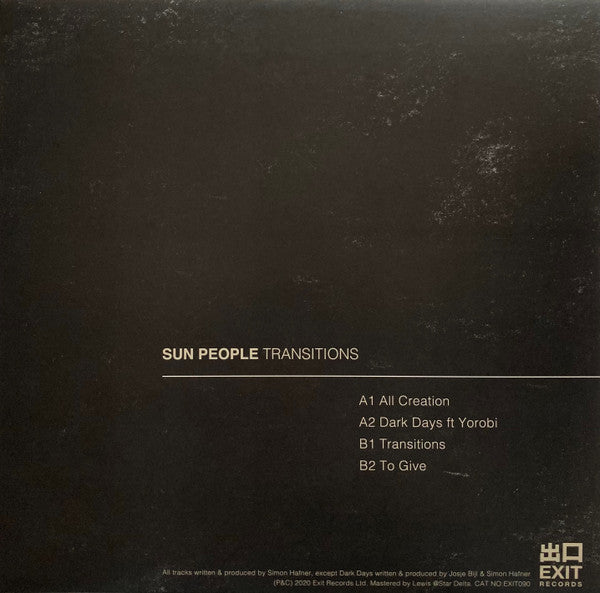 Sun People (2) : Transitions (12", EP)