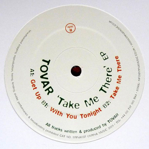 Tovar : Take Me There EP (12", EP)