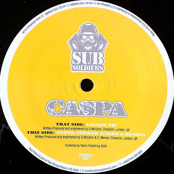 Caspa (3) : Louder (VIP) / Power Shower (12")