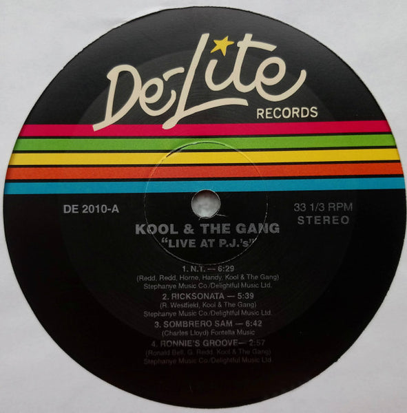 Kool & The Gang : Live At P.J.'s (LP, Album, RE, Gat)