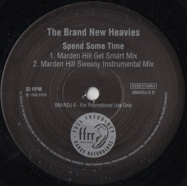 The Brand New Heavies : Spend Some Time (12", Promo)