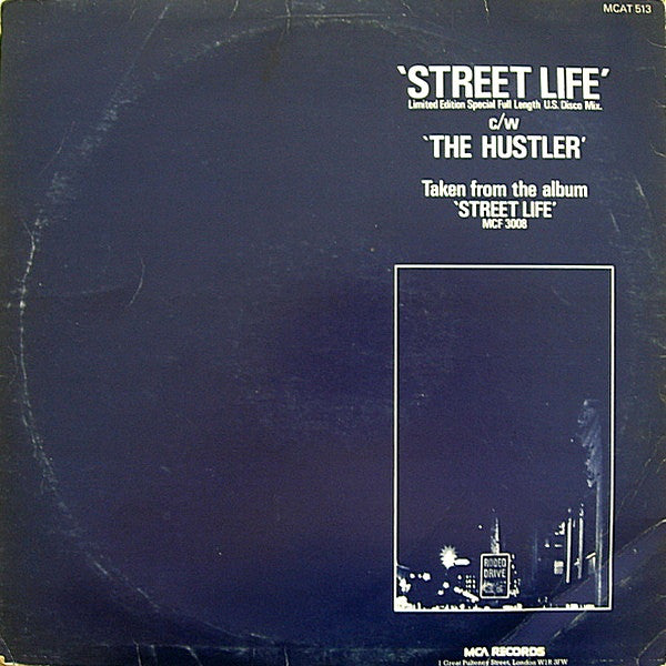 Crusaders* : Street Life (Special Full Length U.S. Disco Mix) (12", Single, Ltd, Bla)