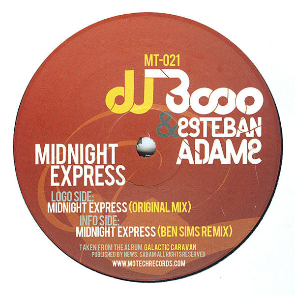 DJ 3000 & Esteban Adame : Midnight Express (12")