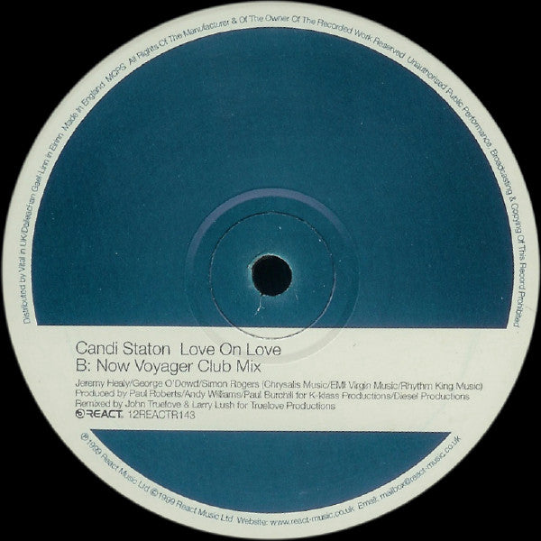 Candi Staton : Love On Love (Remixes) (12")