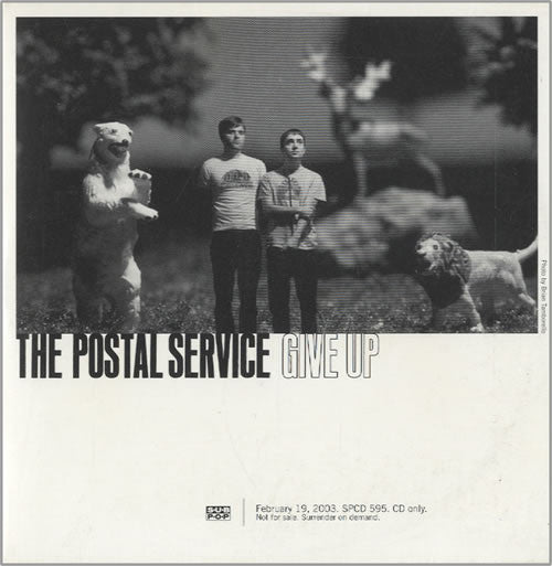 The Postal Service : Give Up (CD, Album, Promo, Car)