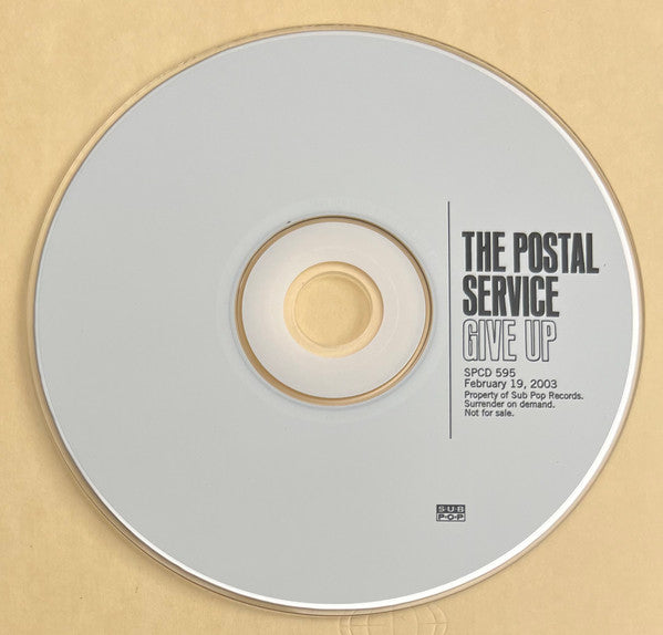 The Postal Service : Give Up (CD, Album, Promo, Car)