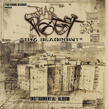 Blaq Poet : Tha Blaqprint (Instrumental Album) (LP)