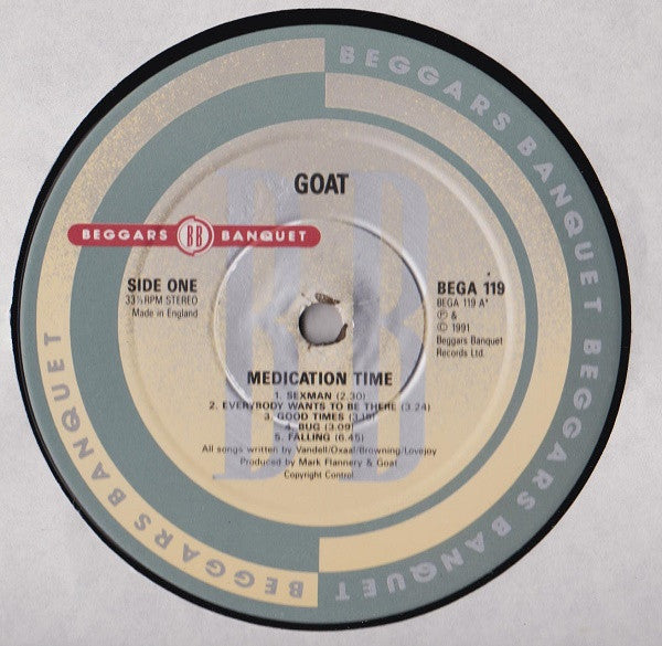 Goat (5) : Medication Time (LP, Album)