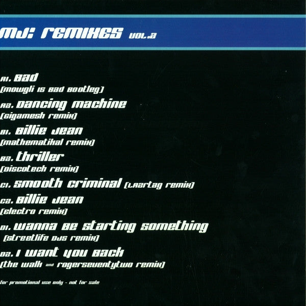 Michael Jackson : Remixes Vol. 2 (2xLP, Promo, Unofficial)