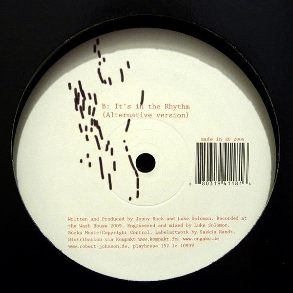 Jonny Rock & Luke Solomon : It's In The Rhythm (12")
