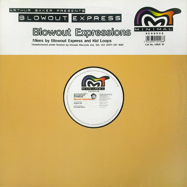 Arthur Baker Presents Blow Out Express : Blowout Expressions (12")