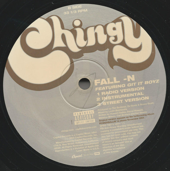 Chingy : Balla Baby / Fall-N (12")