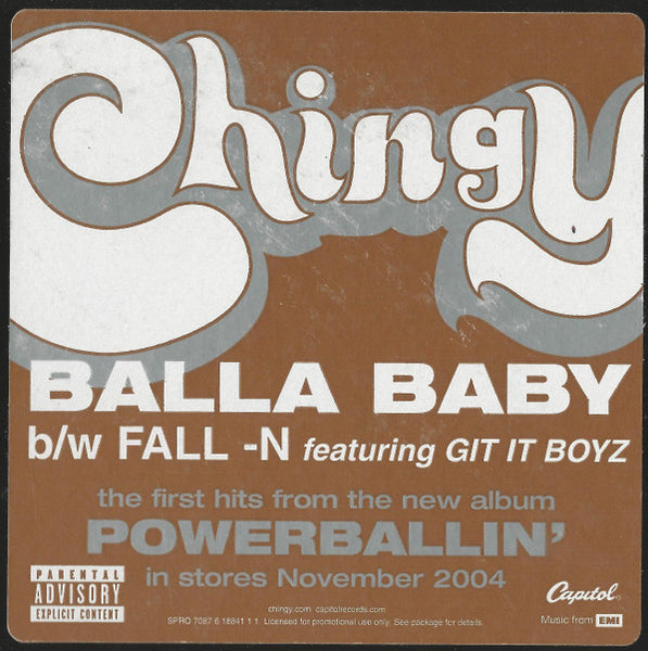 Chingy : Balla Baby / Fall-N (12")