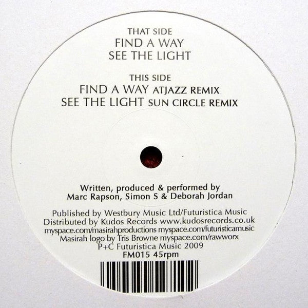Masirah : Find A Way (12")