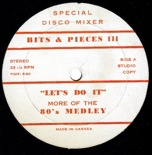 Various : Bits & Pieces III - Let's Do It (12", Mixed, Unofficial)