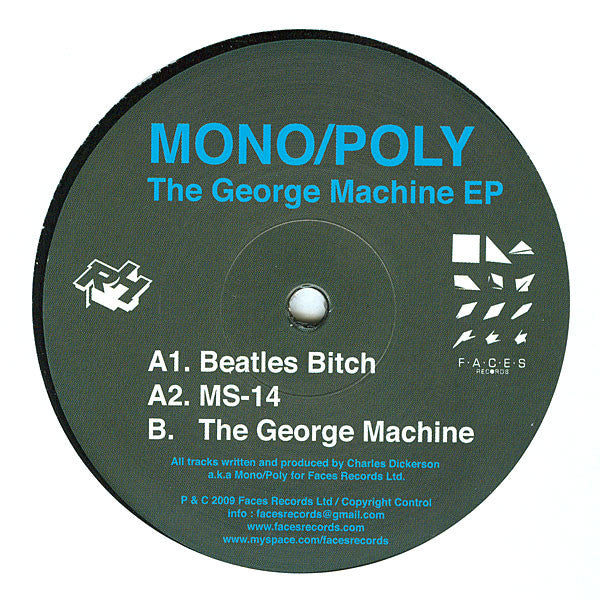 Mono/Poly : The George Machine EP (12", EP)