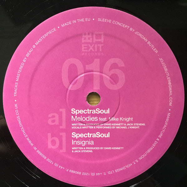 SpectraSoul : Melodies (12")