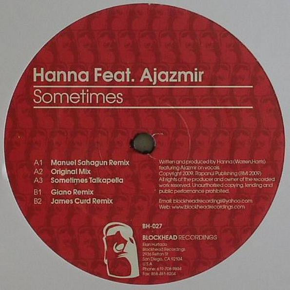 Hanna Feat. Ajazmir : Sometimes (12")
