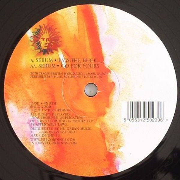 Serum (2) : Pass The Buck / Go For Yours (12")
