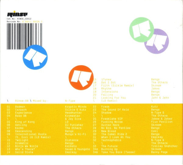 N-Type : Rinse: 09 (CD, Mixed)