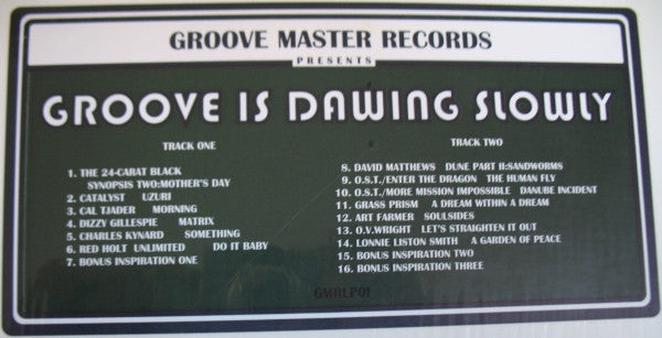 Various : Groove Is Dawing Slowly (LP, Comp, Unofficial)