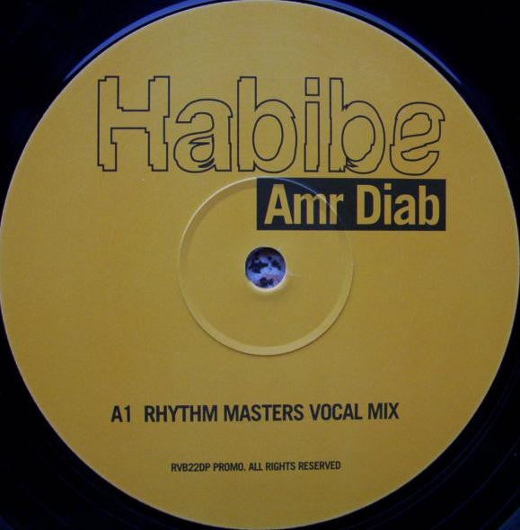 Amr Diab : Habibe (2x12", Promo)