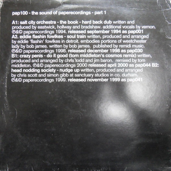 Various : The Sound Of Paper Recordings - Part 1 (12")