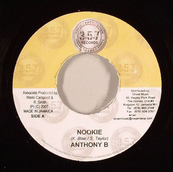 Anthony B / Versatile (7) : Nookie / Conman (7")