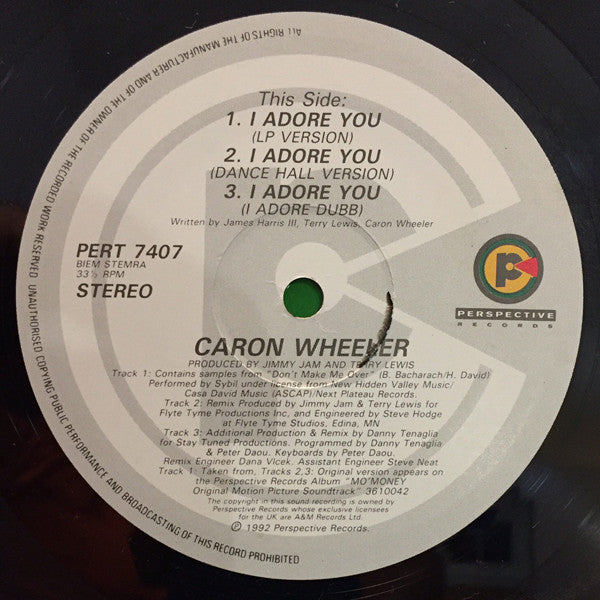 Caron Wheeler : I Adore You (12")