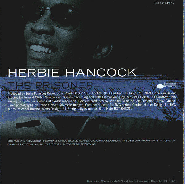 Herbie Hancock : The Prisoner (CD, Album, RE, RM)