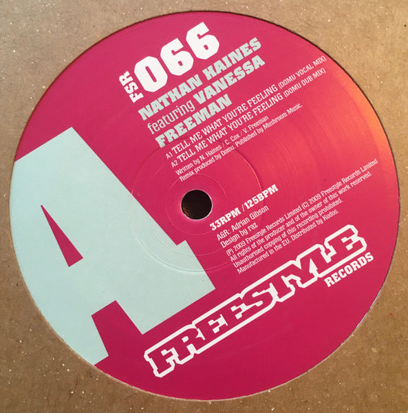 Nathan Haines Featuring Vanessa Freeman : Tell Me What You're Feeling (12")