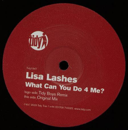 Lisa Lashes : What Can You Do 4 Me? (12", One)