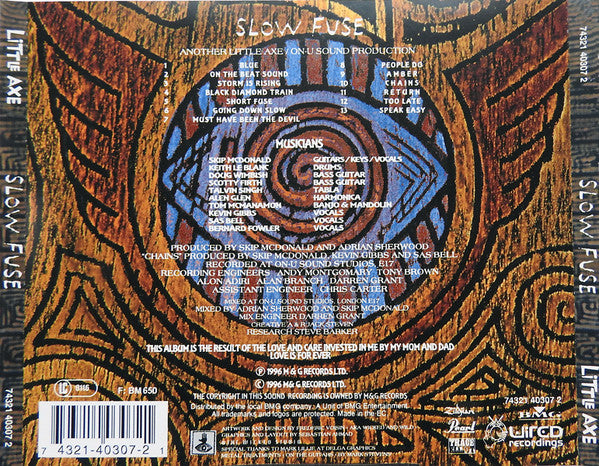 Little Axe : Slow Fuse (CD, Album)