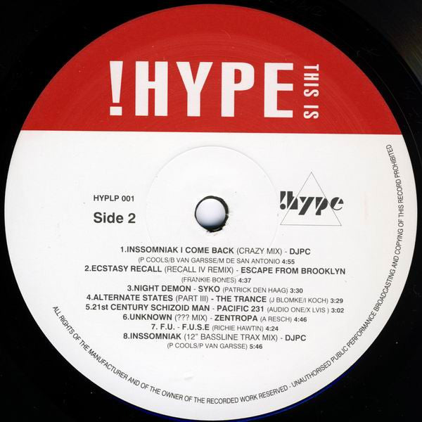 Various : This Is !Hype (LP, Comp)