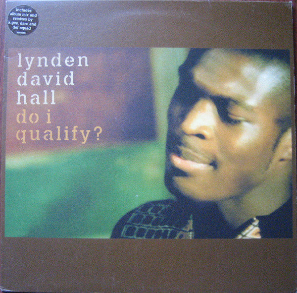 Lynden David Hall : Do I Qualify ? (12")