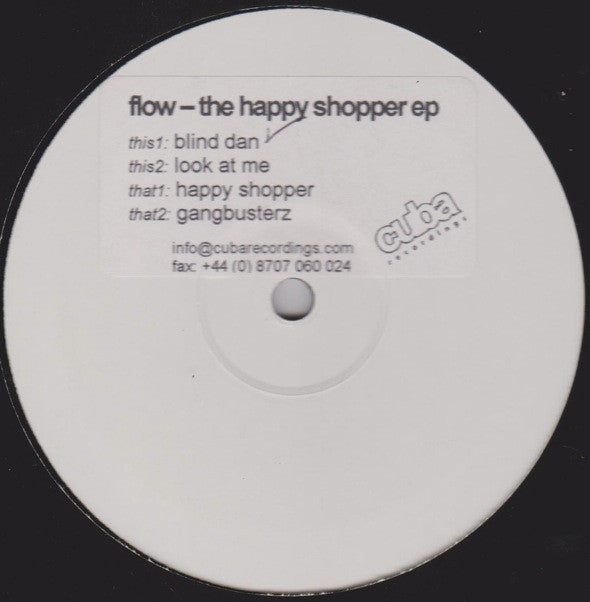 Flow : The Happy Shopper EP (12", EP, W/Lbl, Sti)