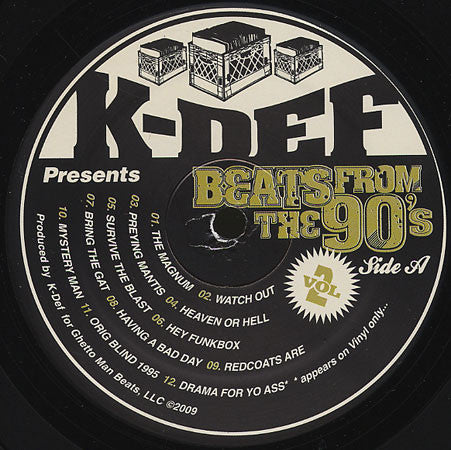 K-Def : Beats From The 90's Vol. 2 (LP)