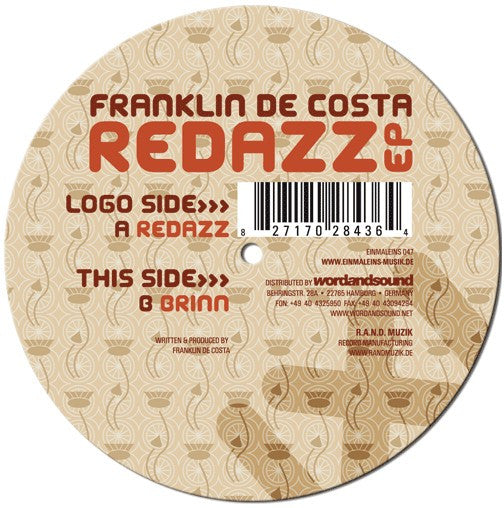 Franklin De Costa : Redazz E.P. (12", EP)