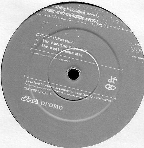 dba : Go With The Sun (12", Promo)