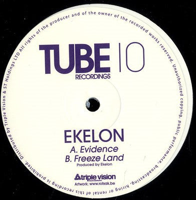 Ekelon : Evidence (10", Ltd, Whi)