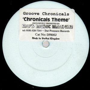 Groove Chronicles : Chronicals Theme (12", S/Sided, Promo, W/Lbl, Sti)